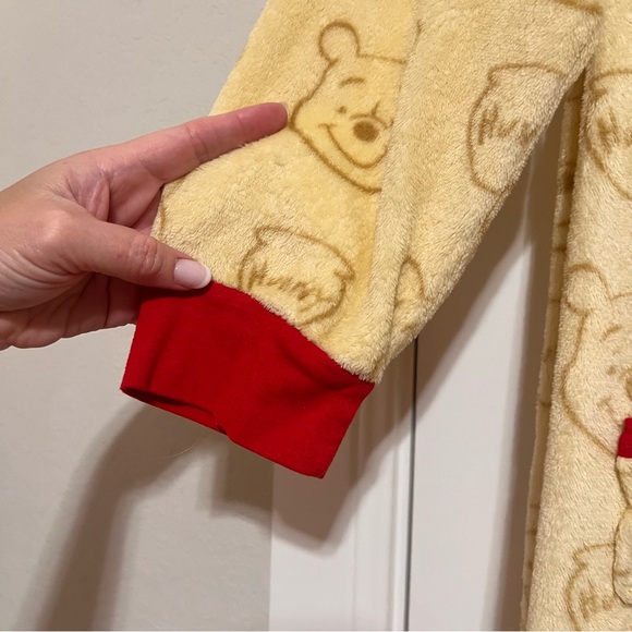 Disney Winnie The Pooh Yellow and Red Onesie - Picture 4 of 10